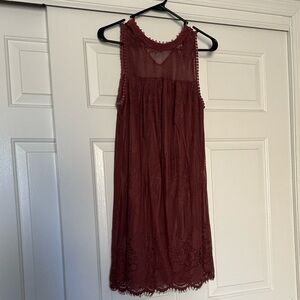Lace Sleeveless Dress
